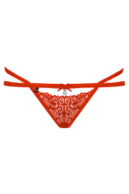 Obsessive 838-THO-3 Majtki stringi, czerwony