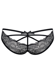 Obsessive Frivolla panties Majtki figi, czarny