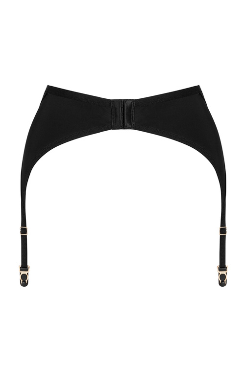 Obsessive Nesari garter belt Pas do pończoch niski, czarny