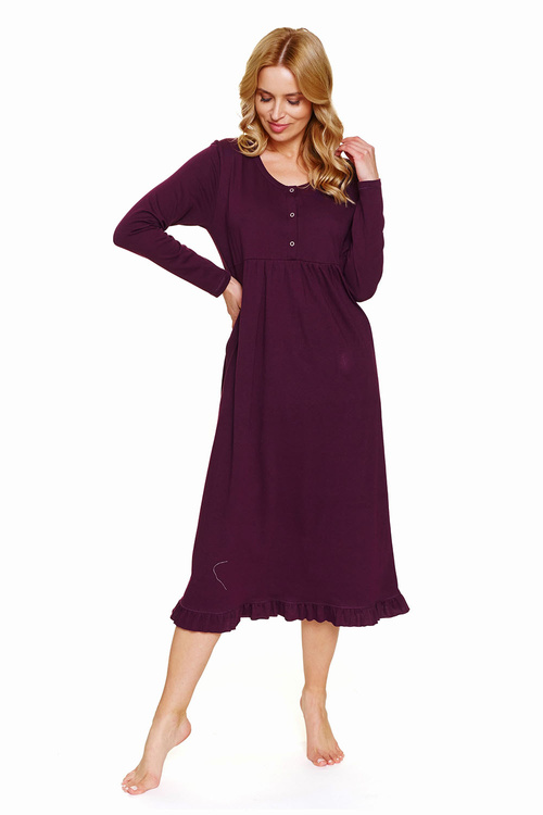 Doctor Nap TM.7318 Nocna koszula, burgundy