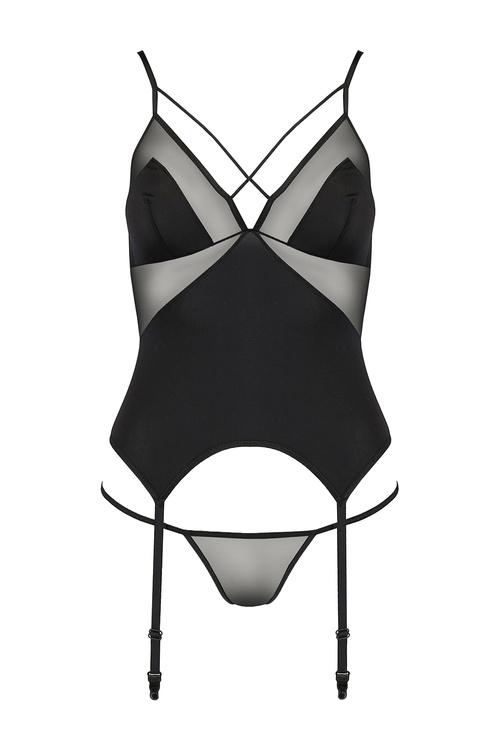 Avanua Quella corset Gorset sexy, black