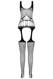 Passion BS106 Body bodystocking, black