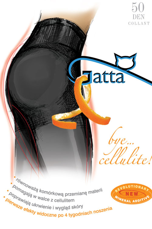 Gatta Bye Cellulite Wyrób pończoszniczy rajstopy, nero