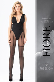 Fiore Stardust 40 DEN G6068 Wyrób pończoszniczy rajstopy, black