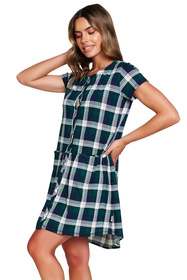 Doctor Nap TCB.9444 Nocna koszula, emerald