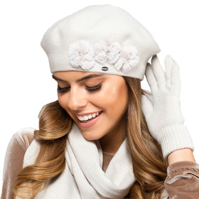 Kamea Alaska Nakrycie głowy beret, beżowy