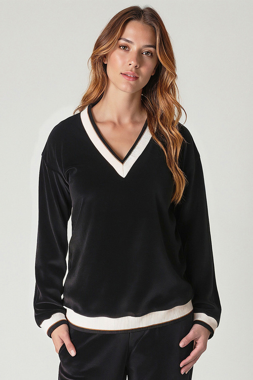 Vivisence 9001 Bluza nierozpinana, czarny