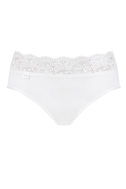 Sloggi 10031896 Romance Midi Majtki figi, 0003-white