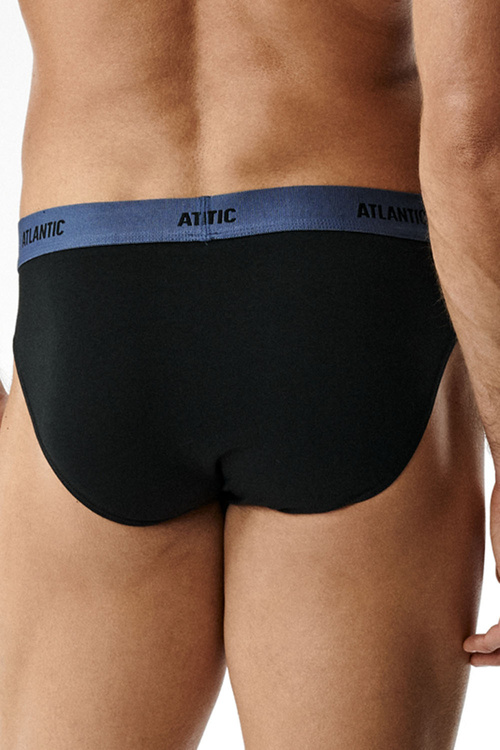 Atlantic 3MP-0944 3-pack Трусики трусики, чорний