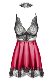 Beauty Night Eve chemise BN6545 Нічна комплект майка + стрінги, фіолетовий