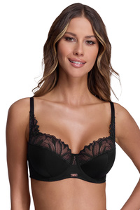 Ava 2105 Yasemin Maxi Biustonosz półusztywniany, black