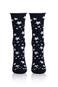 Italian Fashion Libra Skarpety za kostkę, granat/ecru