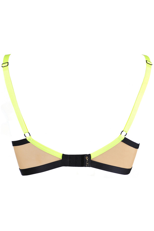 Axami V-10151 Biustonosz push-up, beżowo-czarny