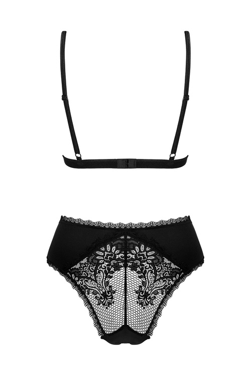 Obsessive Maderris teddy Body sexy, czarny