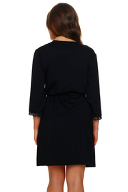 Doctor Nap SWW.5133 Nocna szlafrok, black