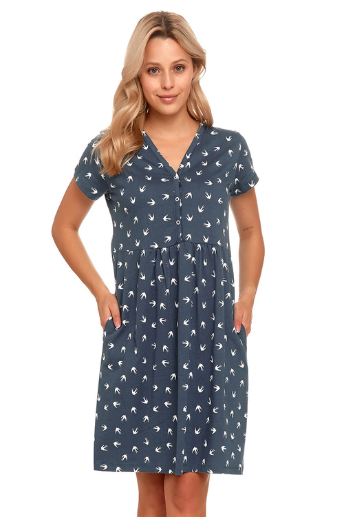 Doctor Nap TCB.9927 Nocna koszula, deep blue