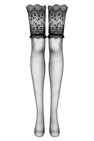 Beauty Night Obsidian stockings BN6752 Панчі та панчохи панчохи до пояса, чорний