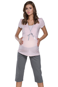 Italian Fashion Felicita kr.r. sp.3/4 Nocna piżama, morela