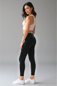 Vivisence 8501 Legginsy klasyczne, czarny