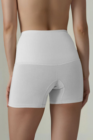 Vivisence 4102 SLIM Majtki bermudy, biały