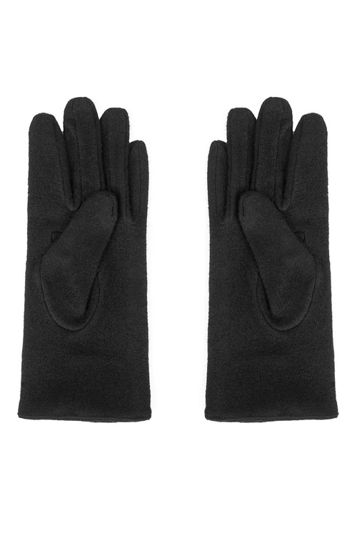 Vivisence 7213 Rękawiczki dzianinowe, black