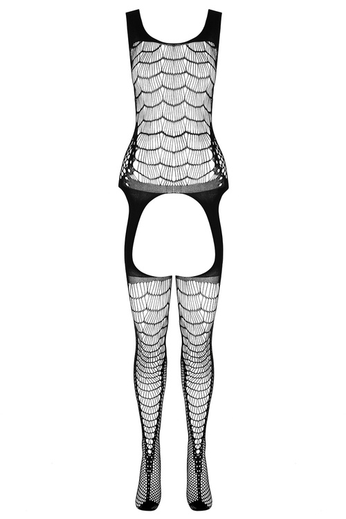 Passion BS104 Body bodystocking, black