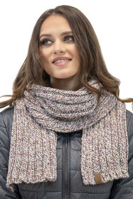 Vivisence 7086Kmpl Komplet czapka+szalik, różowy
