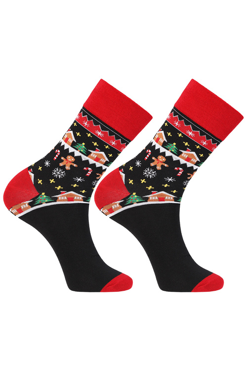 Moraj CMLS700-006 Skarpety za kostkę, black/red