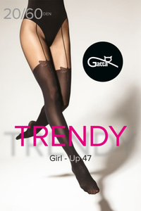 Gatta Girl-Up 47 Wyrób pończoszniczy rajstopy, nero