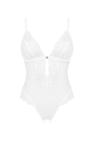 Obsessive Heavenlly teddy Body sexy, biały