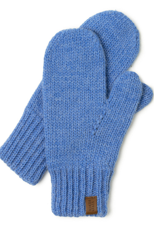 Vivisence 7015R Rękawiczki dzianinowe z 1 palcem, jeans
