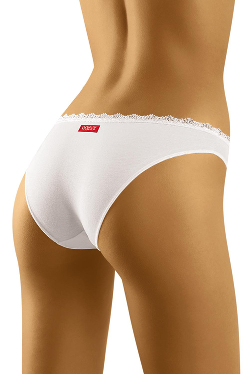 Wol-Bar Soft Cute 3-pak Majtki figi, biały