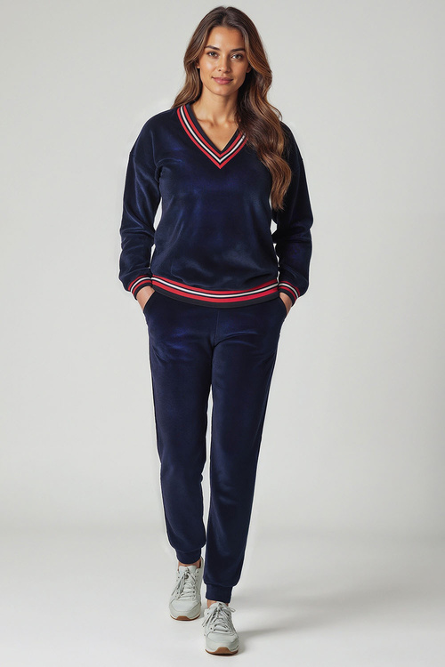 Vivisence 9201kmpl Komplet bluza+spodnie, granatowy