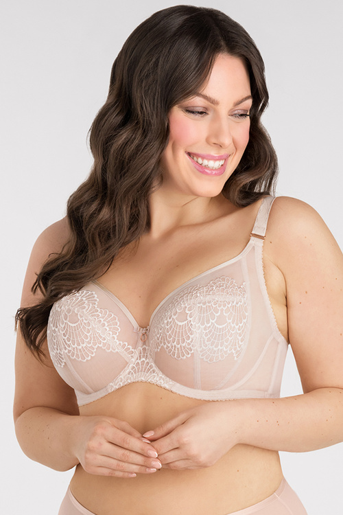 Gorsenia K855 Just Beige Biustonosz miękki, beżowy