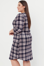 Italian Fashion Dona r.3/4 Nocna koszula, druk/granat