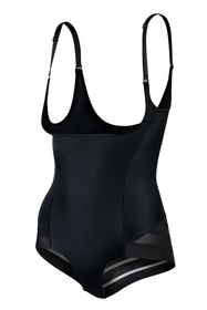 Julimex 119 Mesh Body pod biust Body wyszczuplające, czarny