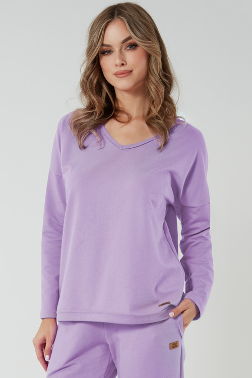 Italian Fashion Madri dł.r. Bluza nierozpinana, lila