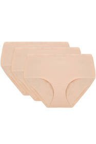 Vivisence 4013 3-pack Трусики високі трусики, бежевий