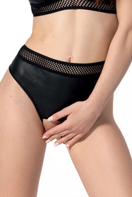 Passion Kristeen Set Nocna komplet biustonosz + stringi, black