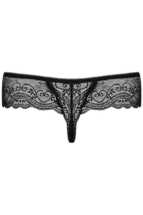 Obsessive Miamor thong Majtki stringi, czarny