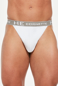 Cornette String High Emotion Majtki stringi, biały
