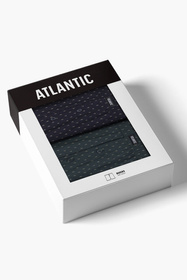Atlantic 2MBX-096 2-pack Трусики боксерки, темно-синій
