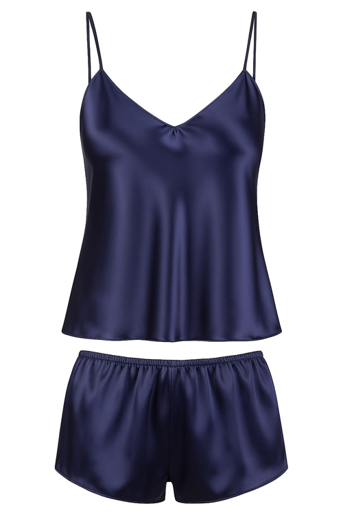 Vivisence 2053 Nocna komplet top + szorty, granat