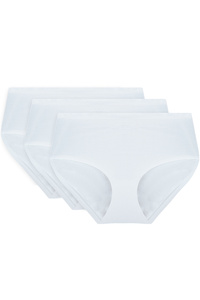 Vivisence 4013 3-pack Трусики високі трусики, білий