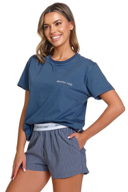 Doctor Nap PM.7423 Nocna piżama, denim blue