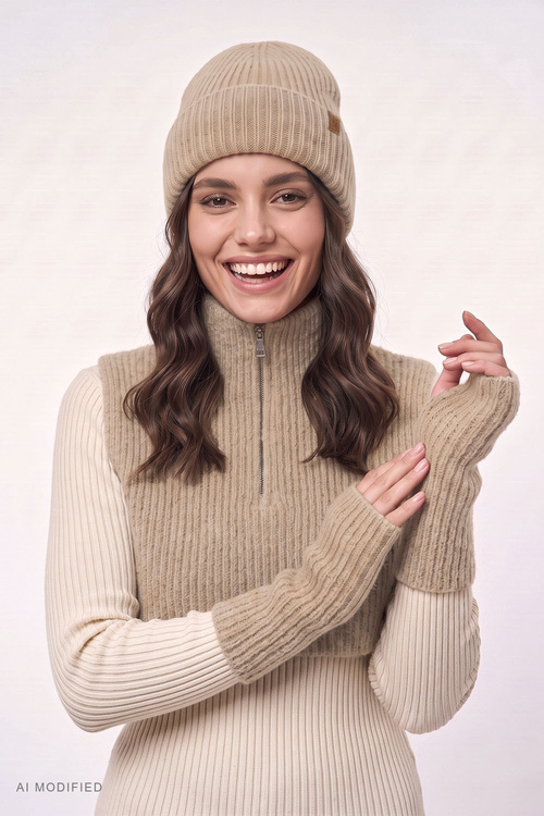 Vivisence 70125 Головний убір шапка, бежевий