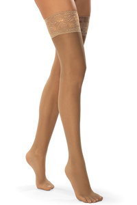 Vivisence 8200 Elegance 20 DEN Wyrób pończoszniczy pończochy samonośne, beige