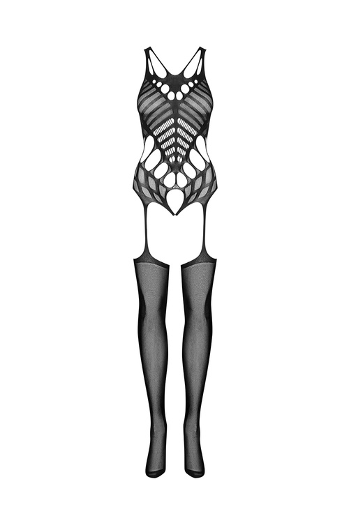 Obsessive Bodystocking G139 Body bodystocking, czarny