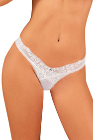 Obsessive Heavenlly thong Majtki stringi, biały