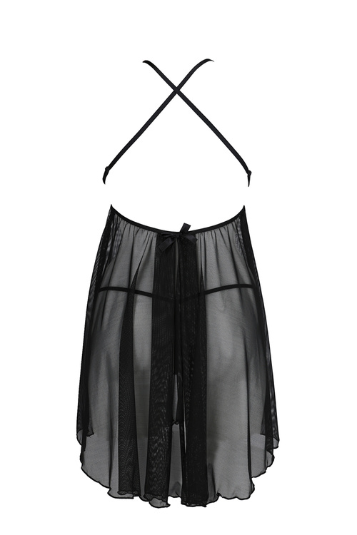 Avanua Leslie chemise Nocna komplet koszulka + stringi, black